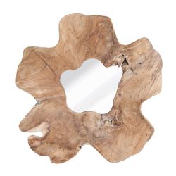 Espejo URAMA de Madera Suar Natural, 52x13x60 cm.