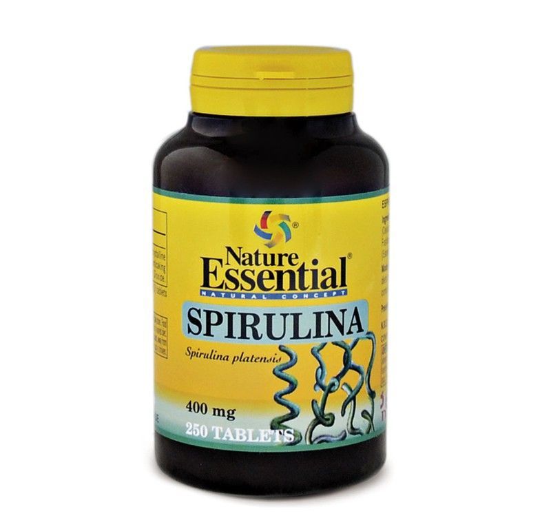 Espirulina 400 Mg 250 Tabletas