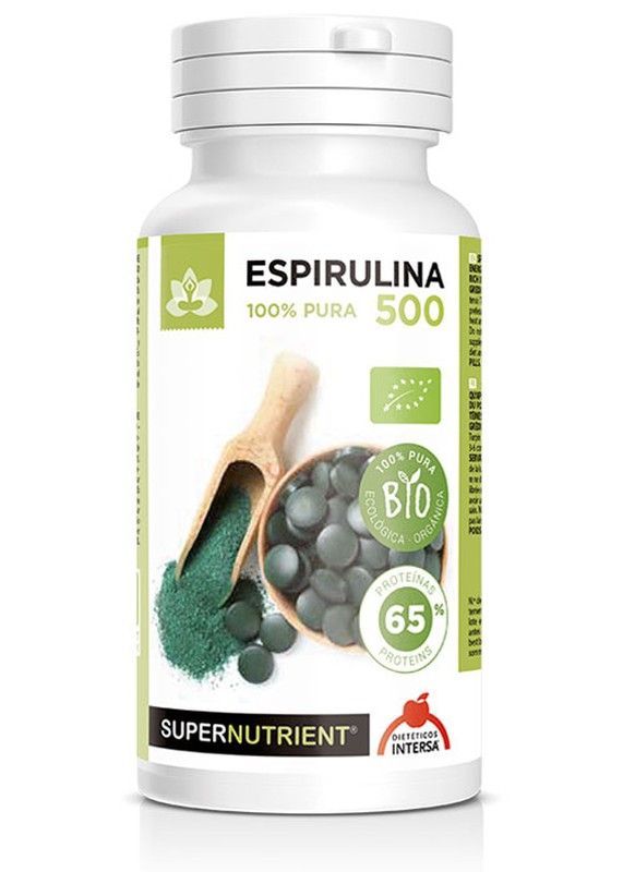 Espirulina 500mg 180 Comprimidos Intersa