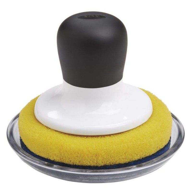 Esponja con mango y bandeja oxo