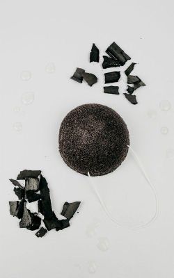 Esponja konjac Negra