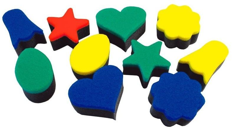 Esponjas para Imprimir: Formas