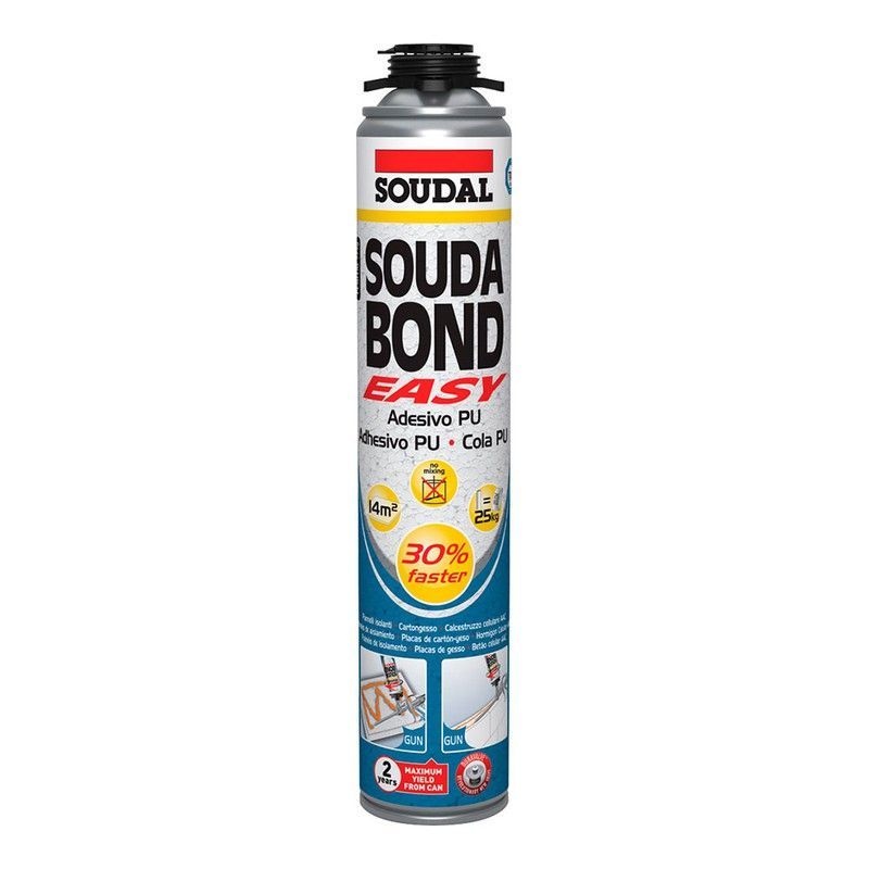 Espuma Adhesiva Soudabond Easy Pistola 750ml Soudal