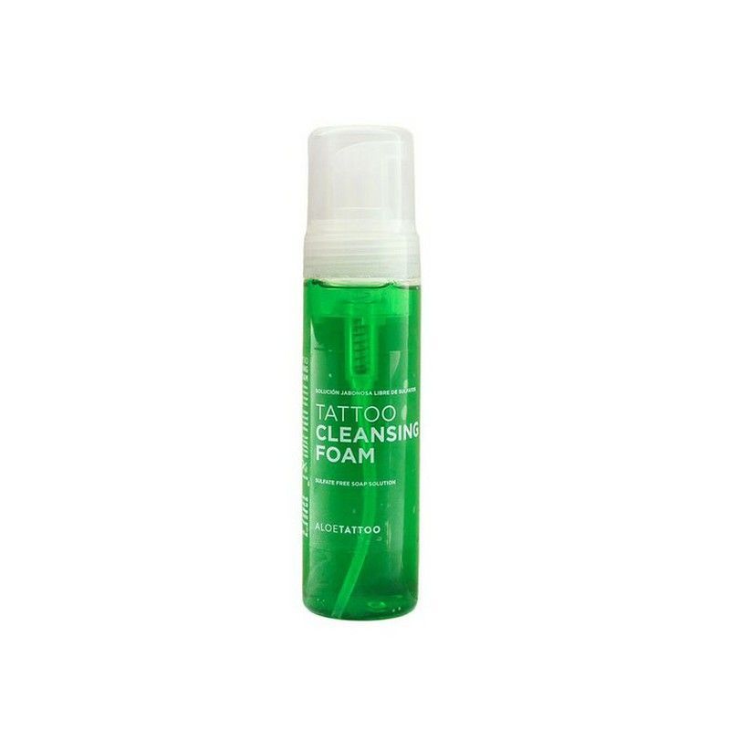 Espuma limpiadora tatto foam Aloe tattoo 220ml.
