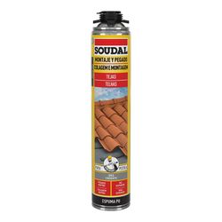 Espuma Para Teja Pistola Gris 750ml Soudal