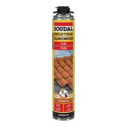 Espuma Para Teja Pistola Roja 750ml Soudal