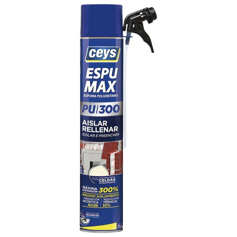 Espuma poliuretano CEYS Espumáx Espuma Poliuretano 750 Ml Spray