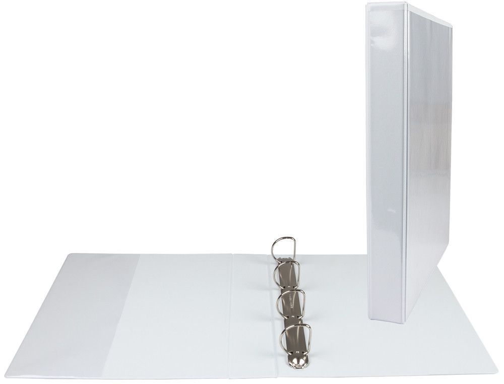 ESSELTE Carpeta anillas Gama Plus A4+ 4 anillas 25 mm Blanco BL1440