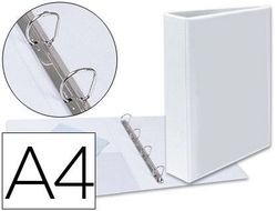 ESSELTE Carpeta anillas Gama plus A4 4 anillas 40 mm Blanco BL1460