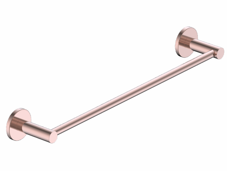 Essential 40Cm Toallero Oro Rosa Cepillado Medimex