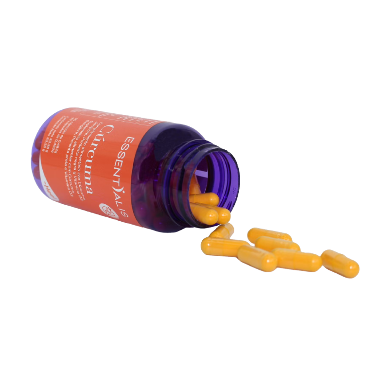 Essentialis Cúrcuma 90 caps – Antiinflamatorio natural para Articulaciones