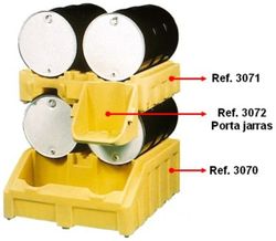 Estanteria colectora 2 bidones 3070
