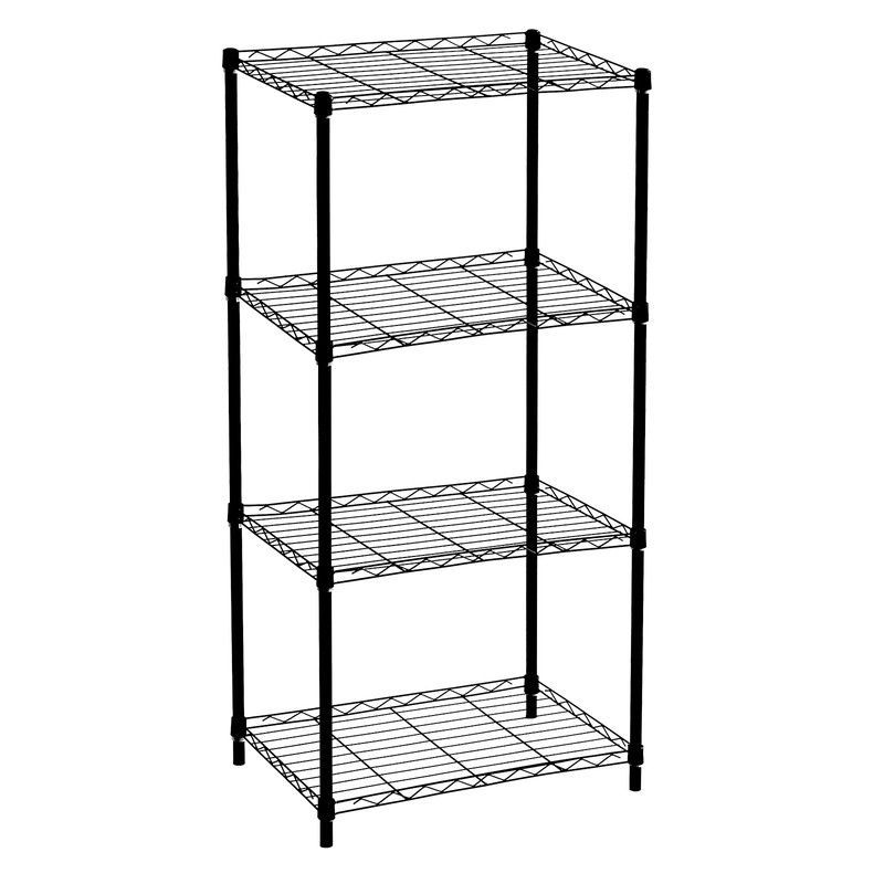 Estantería de hierro negra, 56 x 35 x 120 cm | Klaus