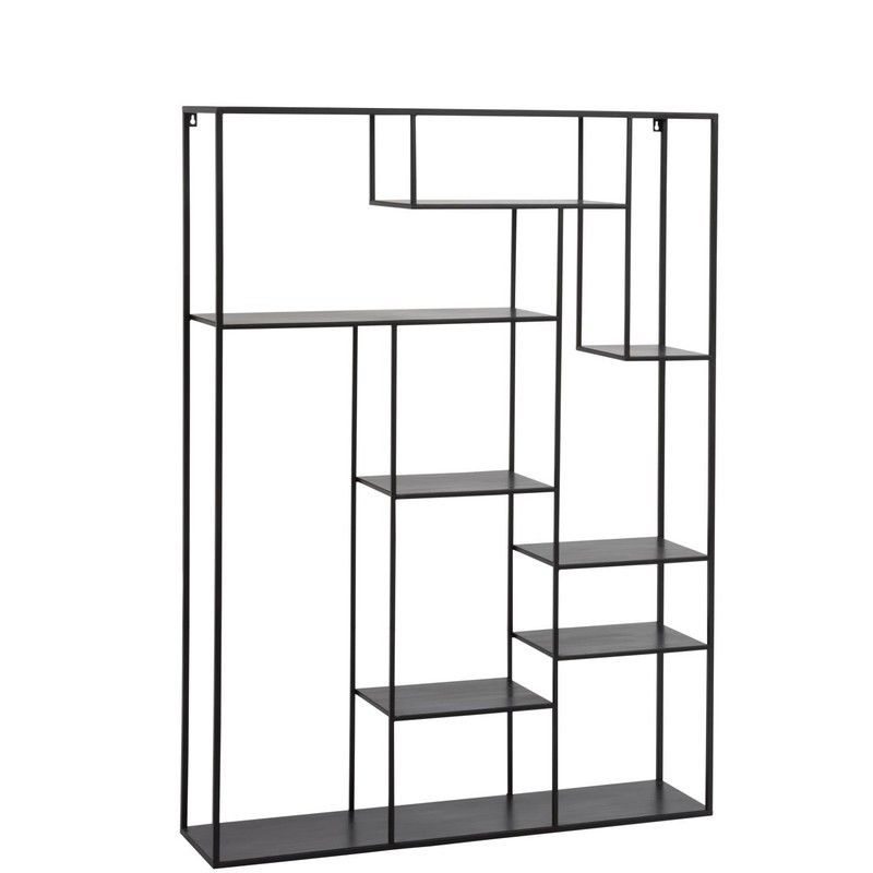 Estanteria Metal Negra 110x25x150,1 cm