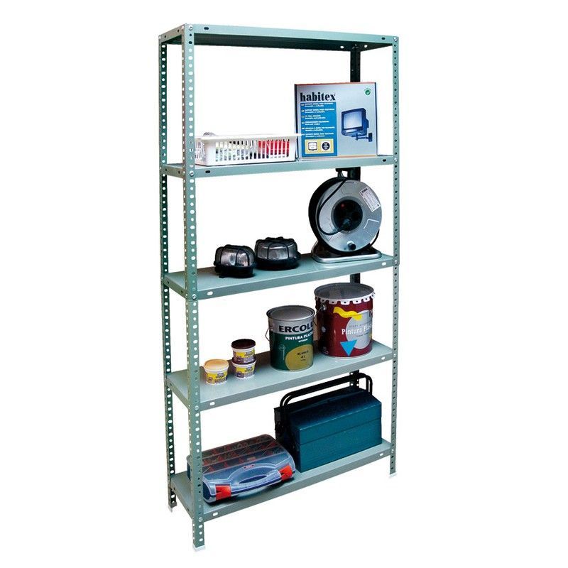 Estantería metálica HABITEX Forte. Estanteria 5 Bandejas Econ. Bl 400