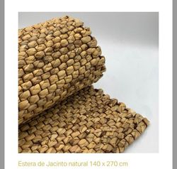 Estera de Jacinto de agua natural 140x270cm