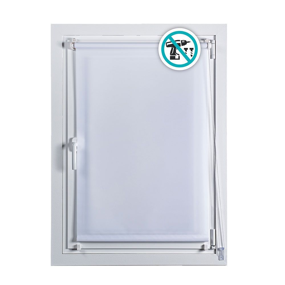 Estor Enrollable Clip&Fix 120X180Cm Blanco Nieve Cintacor - Storplanet