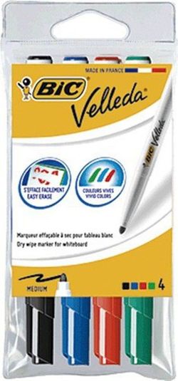 Estuche 4 rotuladores velleda 1741