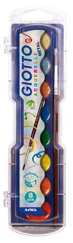 Estuche acuarelas metalizadas giotto