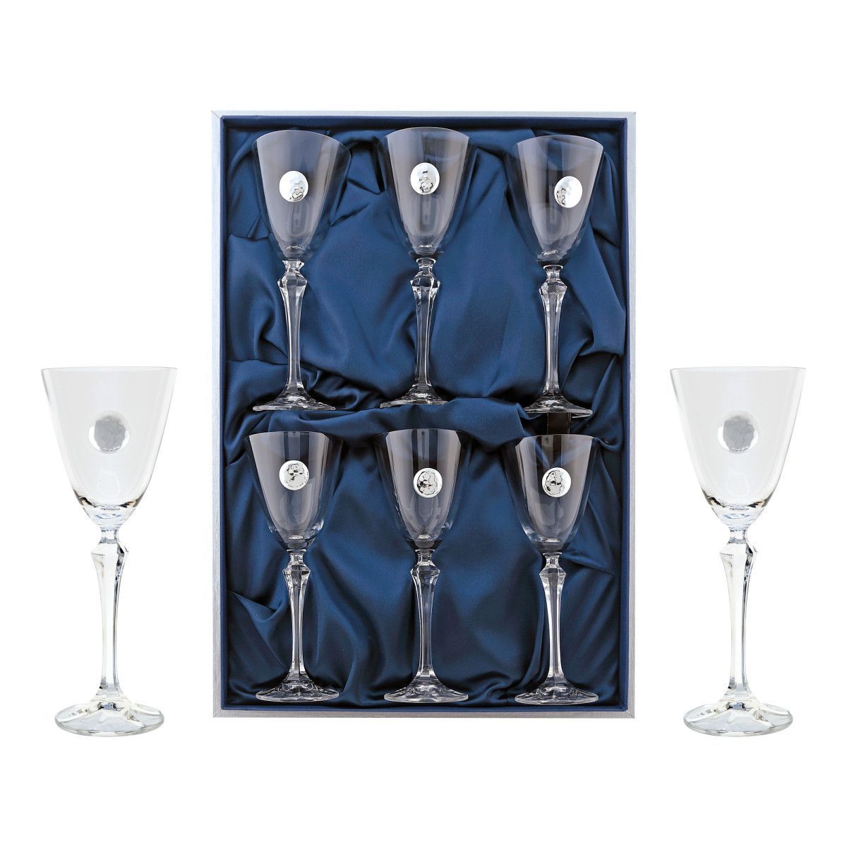 Estuche Copas De Vino Cristal 190ml GA4345 (6) Unidades