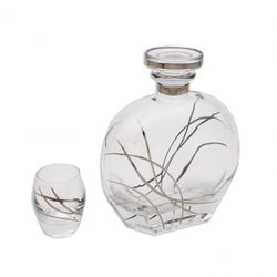 Estuche Cristal GA4206 Botella De Licor 750 ml + (6) Vasos Chupito