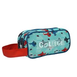 Estuche de 2 cremalleras AVIONES