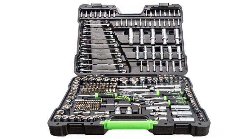 Estuche herramientas Cromadas 216 piezas Profesional