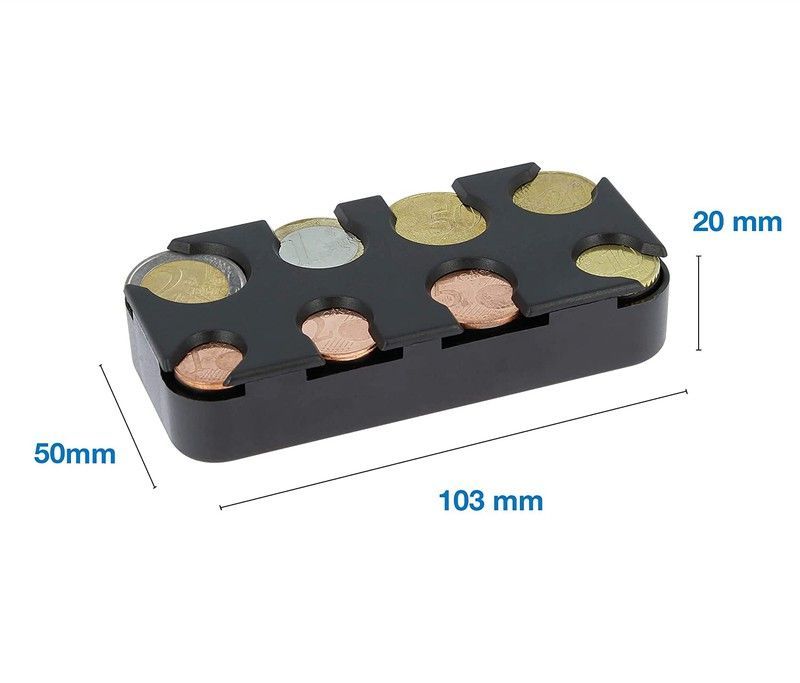 Estuche portamonedas plastico para taxistas