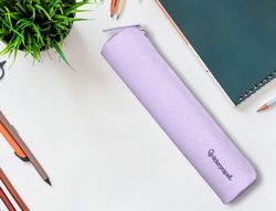 Estuche portatodo liderpapel slim cilindrico 220x45mm lila
