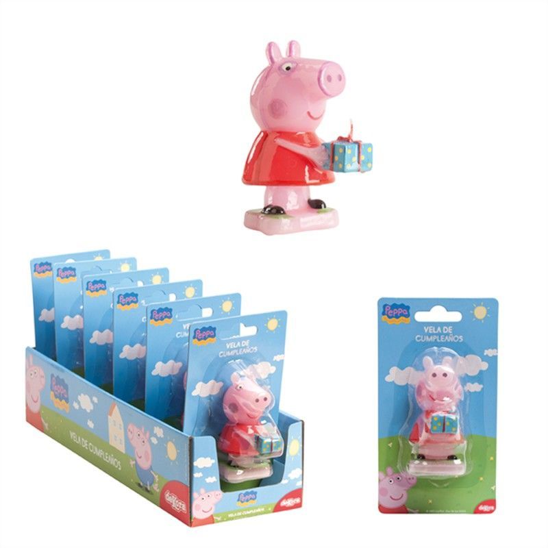 Estuche Velas Peppa Pig Dekora Sin Numero