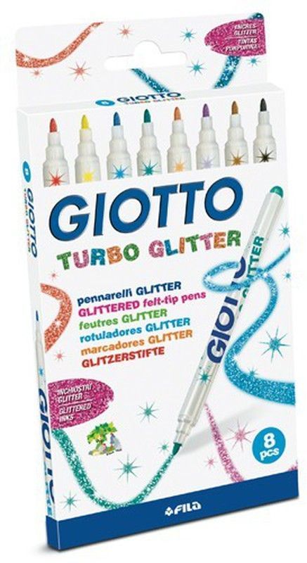 Estuches rotulador turbo glitter, dos tonalidades