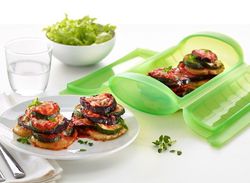 Estuches vapor lekue 1-2 pers verde