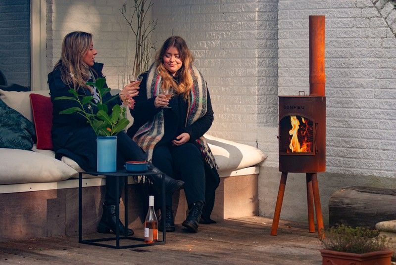 Estufa - chimenea - barbacoa BonGiano de la marca BonFeu