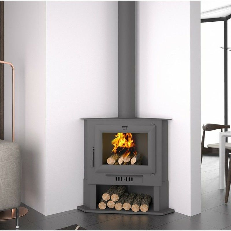 Estufa de leña de rincón de FM  Ch5