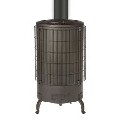 Estufa de leña redonda L4 de theca