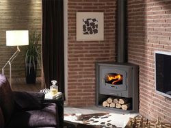Estufa de leña rinconera Sintra  EcoDesign de Panadero 18615