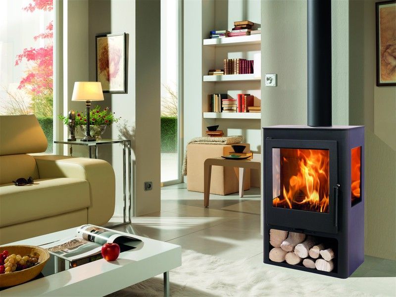 Estufa Leña Ecodesign Coral 3V 436X712X44