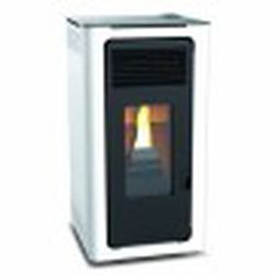Estufa pellet blanca AUDAX 8 KW de LASIAN