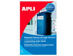 Etiqueta autoadhesiva 21 x29.7 cm Apli 12121