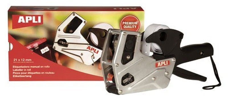 Etiquetadora precios manual 1 línea de apli