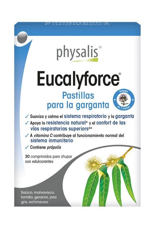 Eucalyforce Pastillas Para La Garganta 30 Comp