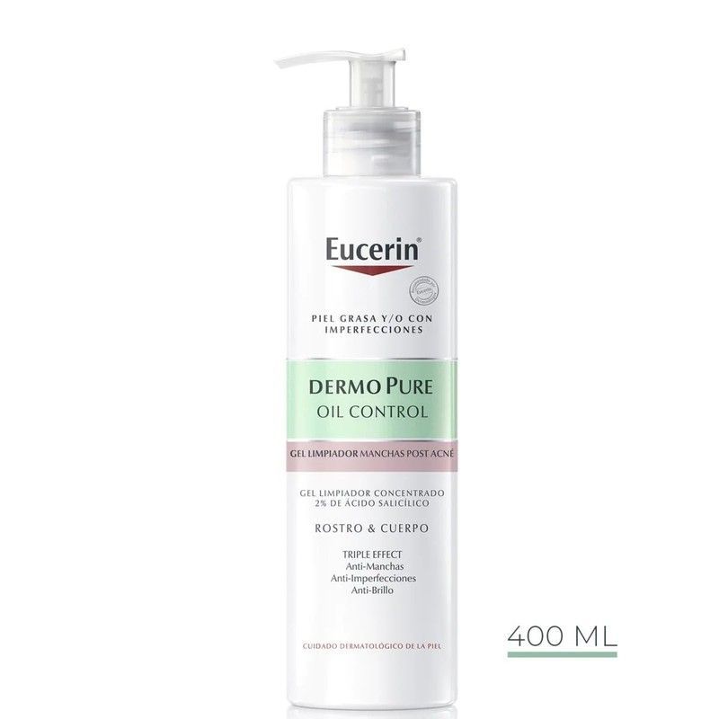 Eucerin Dermopure Gel Limpiador Concentrado 400ml