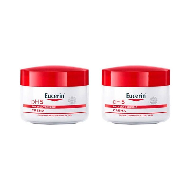 Eucerin Ph5 Crema Facial Piel Seca Y Sensible 75 mL + 75 mL