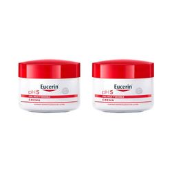 Eucerin Ph5 Crema Facial Piel Seca Y Sensible 75 mL + 75 mL