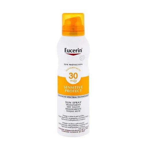 Eucerin Sun Protection 30 Spray Transparente Dry Touch Sensitive Protect 1 Envase 200 ml
