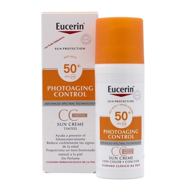 Eucerin Sun Protection 50+ Cc Creme Photoaging Control 1 Envase 50 ml