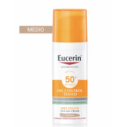 Eucerin Sun Protection SPF 50+ Oil Control Tinted 1 Tubo 50 ml