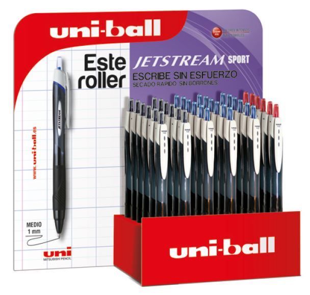 Expositor 36ud Bolígrafo JetStream Sport UB-150E/36P