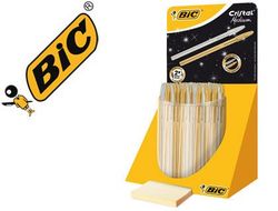 Expositor Boligrafo Bic cristal Celebration Oro y Plata