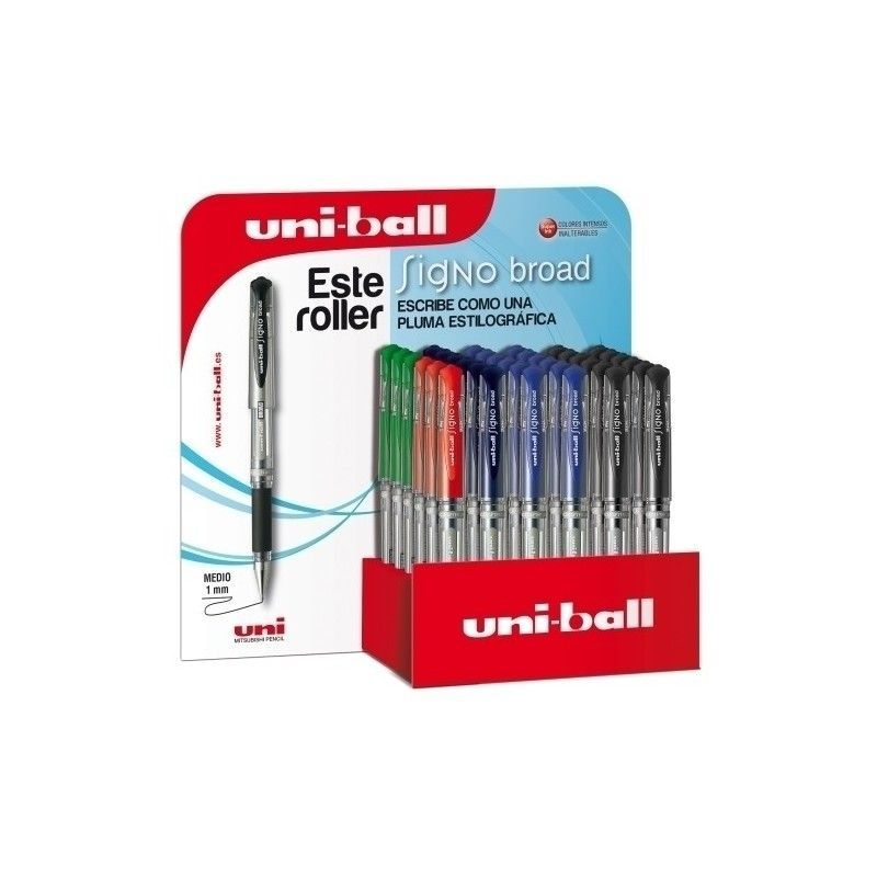 Expositor Bolígrafo Signo Broad UM-153 - 36ud Colores básicos